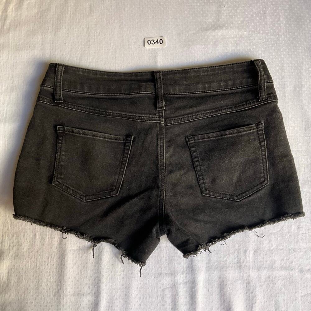 No Boundaries Women Summer Jeans Shorts Denim size 30, Black - Picture 9 of 9